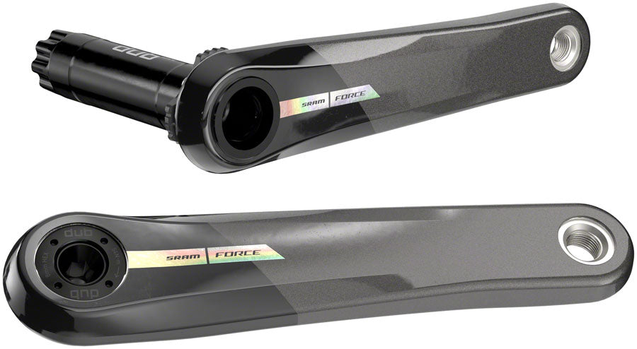 SRAM Force Crank Arm Assembly - 175mm 12-Speed 8-Bolt Direct Mount DUB Spindle Interface Iridescent Gray D2-Goodwynn'sGoodwynn's