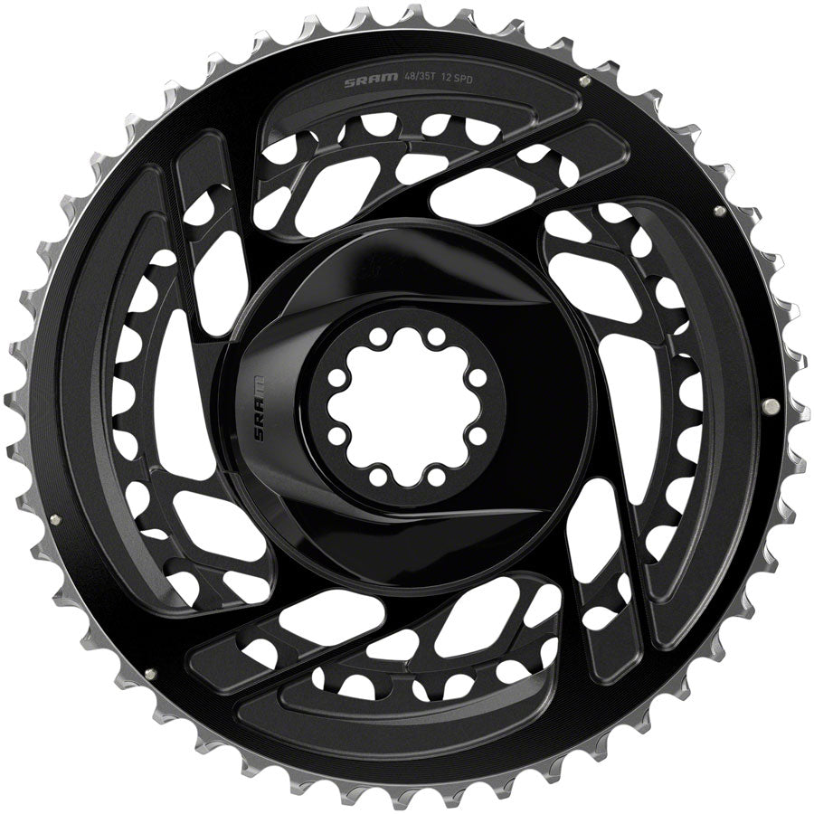 SRAM Force 2x Chainring Kit - 48/35t 2x12-Speed 8-Bolt Direct Mount Black D2-Goodwynn'sGoodwynn's