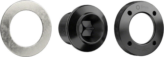 SRAM X0 Eagle T-Type Crank Arm Self-Extracting Bolt Kit - M18 / M30 Dark Polar BLK D1-Goodwynn's