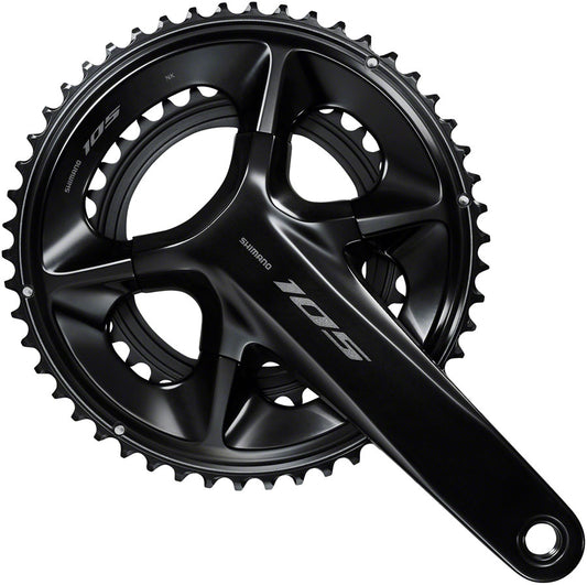 Shimano 105 FC-R7100 Crankset - 172.5mm 12-Speed 52/36t 110 Asymmetric BCD Hollowtech II Spindle Interface BLK-Goodwynn's