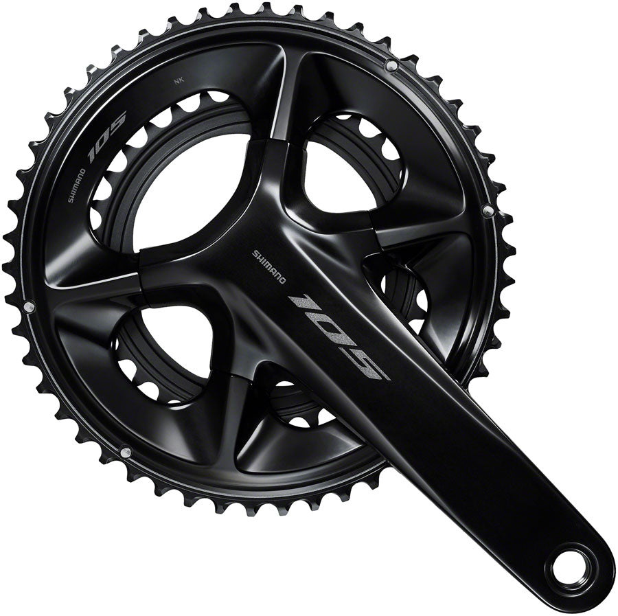 Shimano 105 FC-R7100 Crankset - 175mm 12-Speed 52/36t 110 Asymmetric BCD Hollowtech II Spindle Interface BLK-Goodwynn'sGoodwynn's