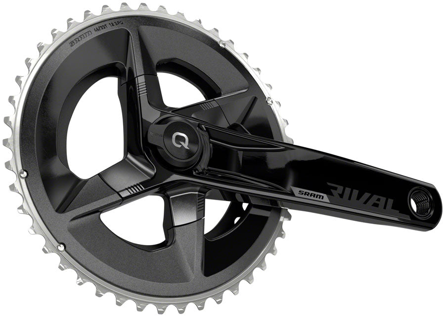 SRAM Rival AXS Crankset Quarq Power Meter - 175mm 12-Speed 48/35t Yaw 107 BCD DUB Spindle Interface BLK D1-Goodwynn'sGoodwynn's