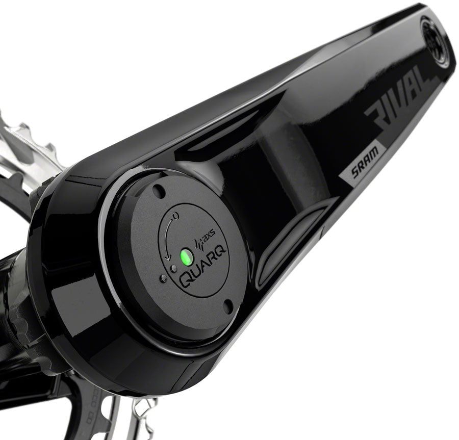 SRAM Rival AXS Crankset Quarq Power Meter - 170mm 12-Speed 48/35t Yaw 107 BCD DUB Spindle Interface BLK D1-Goodwynn'sGoodwynn's