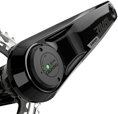SRAM Rival AXS Crankset Quarq Power Meter - 170mm 12-Speed 48/35t Yaw 107 BCD DUB Spindle Interface BLK D1