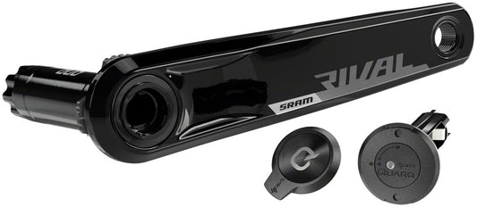 SRAM Rival AXS Wide Power Meter Left Crank Arm Spindle Upgrade Kit - 175mm 8-Bolt Direct Mount DUB Spindle Interface BLK D1-Goodwynn's