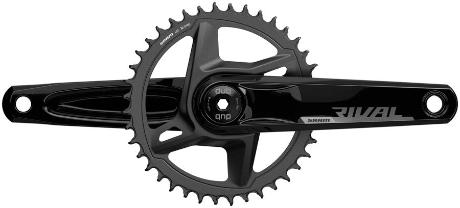 SRAM Rival 1 AXS Wide Crankset - 160mm 12-Speed 46t 8-Bolt Direct Mount DUB Spindle Interface BLK D1-Goodwynn'sGoodwynn's