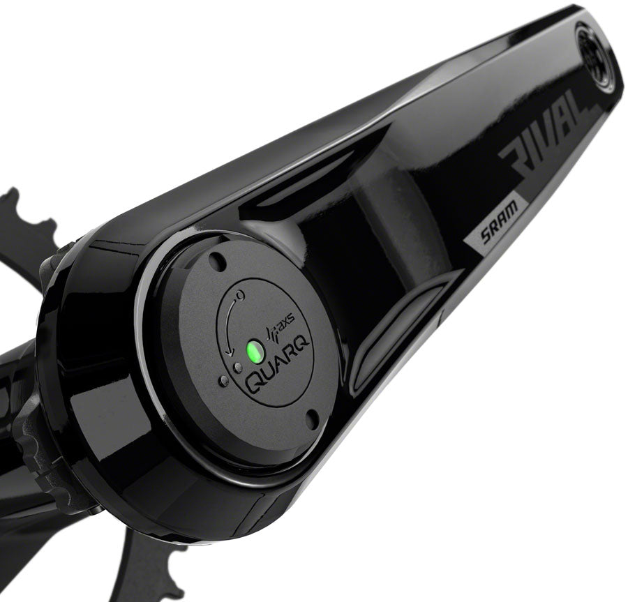 SRAM Rival 1 AXS Wide Power Meter Crankset - 172.5mm 12-Speed 46t 8-Bolt Direct Mount DUB Spindle Interface BLK D1-Goodwynn'sGoodwynn's