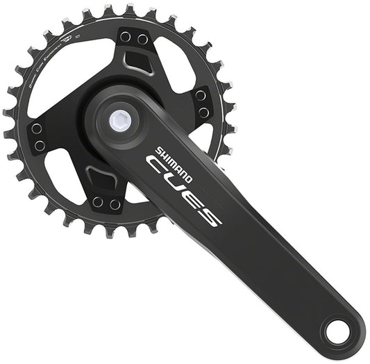 Shimano CUES FC-U4000-1 Crankset - 170mm 9/10/11-Speed 32t Riveted Square Taper JIS Spindle Interface BLK-Goodwynn's
