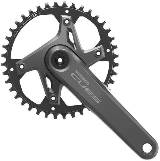 Shimano CUES FC-U6000-1 Crankset - 170mm 9/10/11-Speed 40t Asymmetric 110 BCD Hollowtech II BLK-Goodwynn's