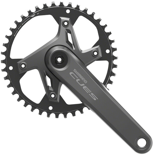 Shimano CUES FC-U6000-1 Crankset - 170mm 9/10/11-Speed 42t Asymmetric 110 BCD Hollowtech II BLK-Goodwynn's