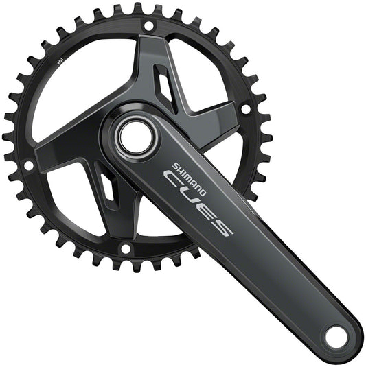 Shimano CUES FC-U8000-1 Crankset - 175mm 9/10/11-Speed 40t Asymmetric 96 BCD Hollowtech II BLK-Goodwynn's