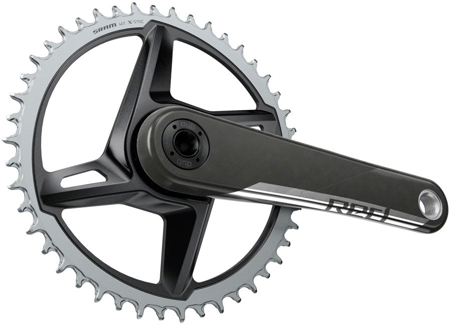 SRAM RED 1 AXS Crankset - 172.5mm 12-Speed 46t 8-Bolt Direct Mount DUB Spindle Interface Natural Carbon D1-Goodwynn'sGoodwynn's