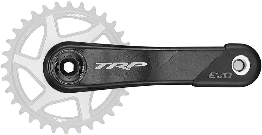 TRP CK-9050 EVO Crankset - 165mm 12-Speed For 68/73mm Frame BB DM CINCH Chainring Interface 30mm Spindle Carbon BLK/Silver-Goodwynn'sGoodwynn's