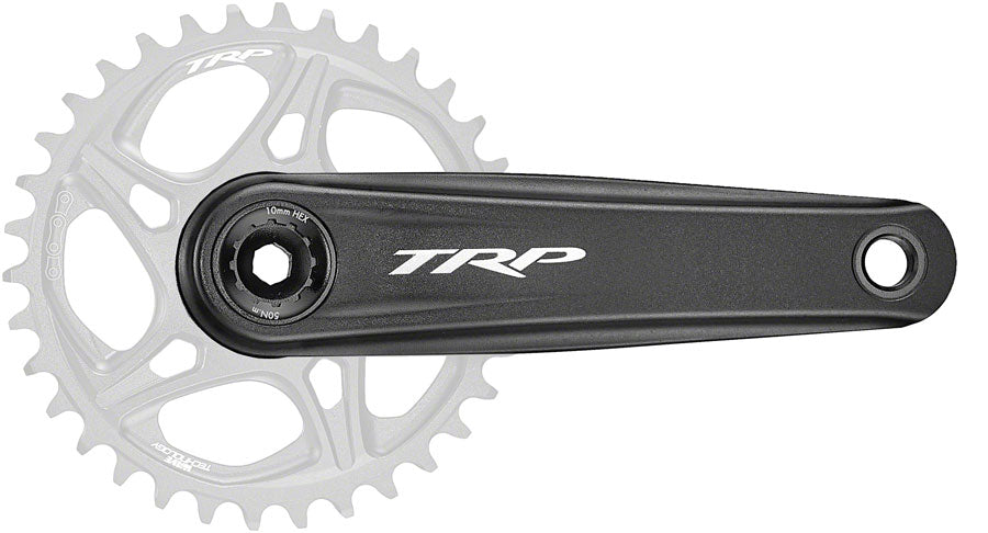 TRP CK-8070 DH Crankset - 165mm 7-Speed For 83mm DH Frame BB DM CINCH Chainring Interface 30mm Spindle Sandblasted BLK-Goodwynn'sGoodwynn's