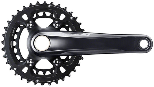 Shimano Deore XT FC-M8100-2 Crankset - 175mm 12-Speed 36/26t Direct Mount Hollowtech II Spindle Interface BLK-Goodwynn's