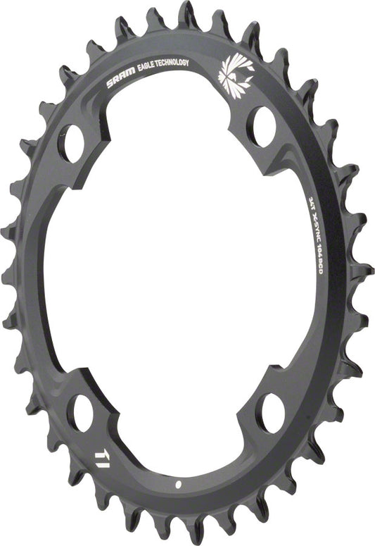 SRAM X-Sync 2 Eagle Chainring - 34 Tooth 104mm BCD 12-Speed Black-Goodwynn's