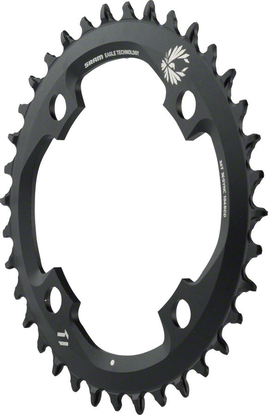 SRAM X-Sync 2 Eagle Chainring - 36 Tooth 104mm BCD 12-Speed Black-Goodwynn's