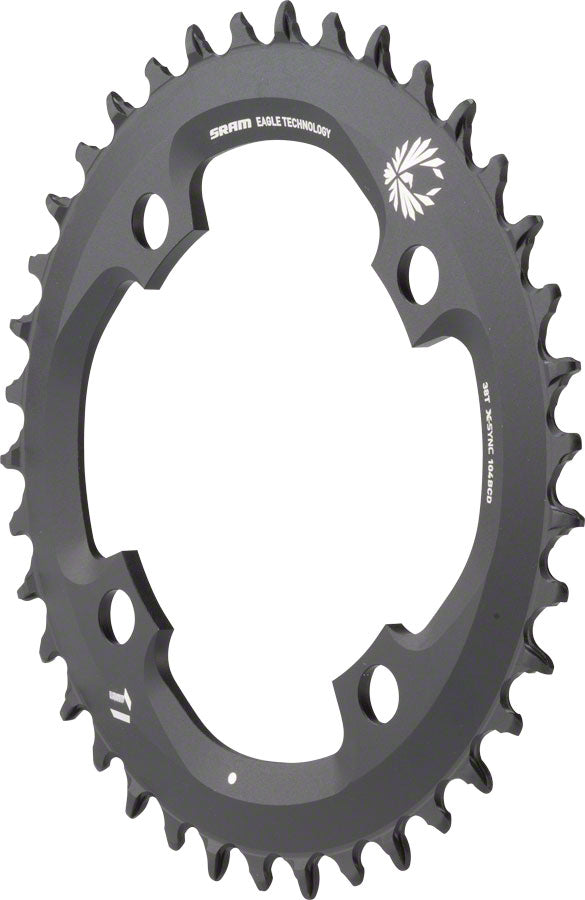SRAM X-Sync 2 Eagle Chainring - 38 Tooth 104mm BCD 12-Speed Black-Goodwynn'sGoodwynn's