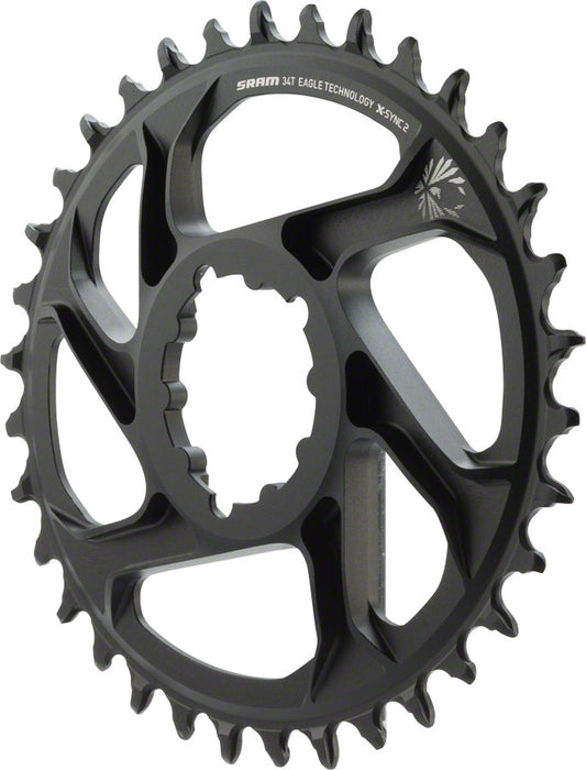 SRAM X-Sync 2 Eagle Oval Direct Mount Chainring 34T 6mm Offset-Goodwynn's
