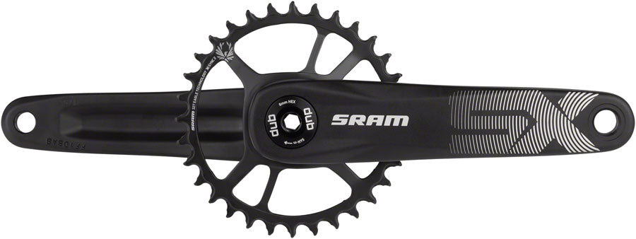 SRAM SX Eagle Crankset - 165mm 12-Speed 32t Direct Mount DUB Spindle Interface BLK A1-Goodwynn'sGoodwynn's