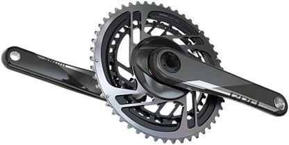SRAM RED AXS Crankset - 170mm 12-Speed 48/35t Direct Mount DUB Spindle Interface Natural Carbon D1