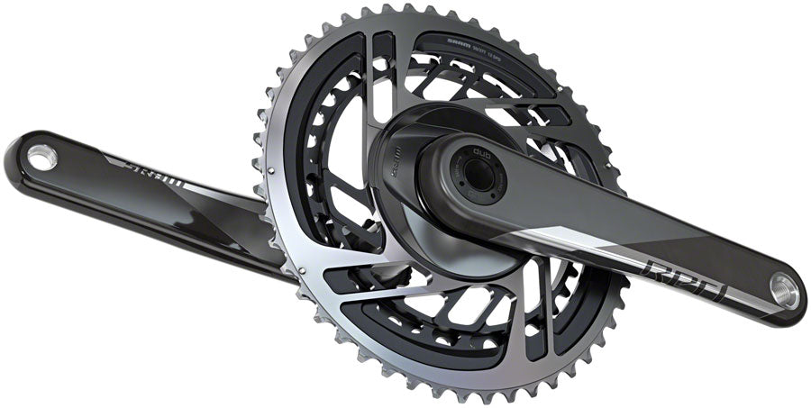 SRAM RED AXS Crankset - 172.5mm 12-Speed 48/35t Direct Mount DUB Spindle Interface Natural Carbon D1