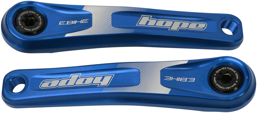 Hope Ebike Crank Arm Set - 165mm ISIS Specialized Offset Blue-Goodwynn'sGoodwynn's