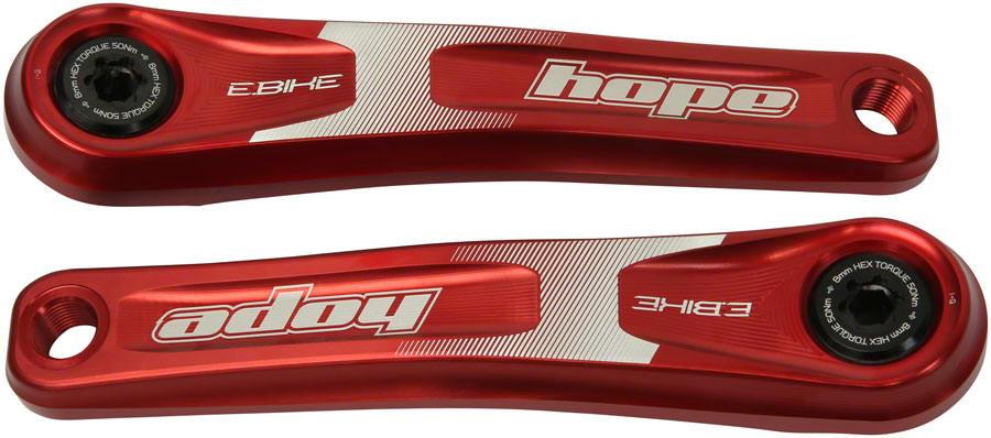 Hope Ebike Crank Arm Set - 165mm ISIS Specialized Offset Red-Goodwynn'sGoodwynn's