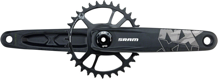 SRAM NX Eagle Fat Bike Crankset - 170mm 12-Speed 30t Direct Mount DUB Spindle Interface BLK