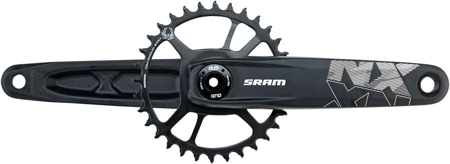 SRAM NX Eagle Fat Bike Crankset - 175mm 12-Speed 30t Direct Mount DUB Spindle Interface BLK-Goodwynn'sGoodwynn's