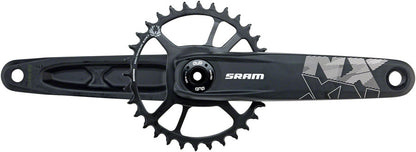 SRAM NX Eagle Fat Bike Crankset - 175mm 12-Speed 30t Direct Mount DUB Spindle Interface BLK