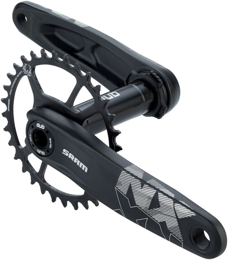SRAM NX Eagle Fat Bike Crankset - 165mm 12-Speed 30t Direct Mount DUB Spindle Interface BLK-Goodwynn&#39;sGoodwynn&#39;s