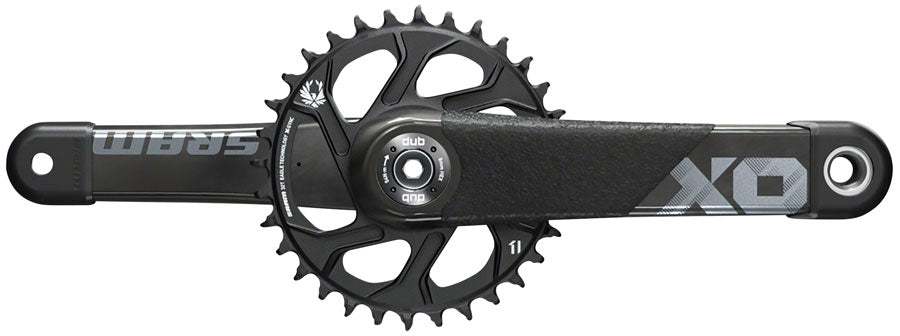 SRAM X01 All Downhill Crankset - 165mm 10/11-Speed 34t Direct Mount DUB Spindle Interface For 83mm BSA 104.5/107 PressFit BLK-Goodwynn'sGoodwynn's