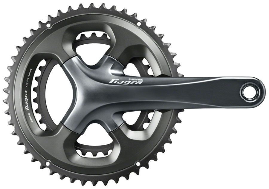 Shimano Tiagra FC-4700 Crankset - 175mm 10-Speed 48/34t 110 Asymmetric BCD Hollowtech II Spindle Interface Gray-Goodwynn'sGoodwynn's