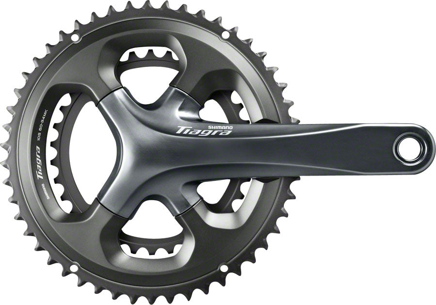 Shimano Tiagra FC-4700 Crankset - 172.5mm 10-Speed 52/36t 110 Asymmetric BCD Hollowtech II Spindle Interface Gray-Goodwynn'sGoodwynn's