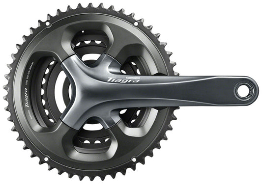 Shimano Tiagra FC-4703 Crankset - 175mm 10-Speed 50/39/30t 110/74 Asymmetric BCD Hollowtech II Spindle Interface Gray-Goodwynn's