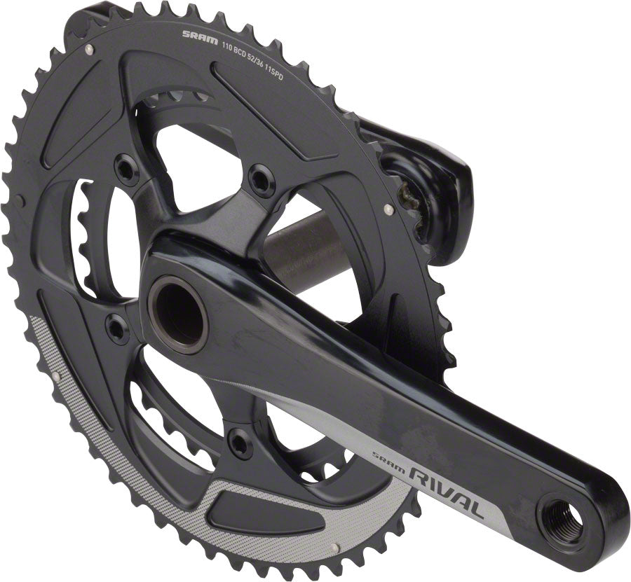 SRAM Rival 22 Crankset - 170mm 11-Speed 52/36t 110 BCD GXP Spindle Interface BLK-Goodwynn'sGoodwynn's