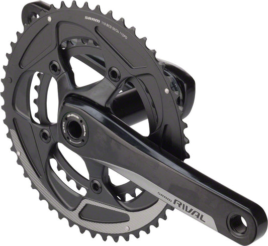 SRAM Rival 22 Crankset - 175mm 11-Speed 50/34t 110 BCD BB30/PF30 Spindle Interface BLK-Goodwynn's
