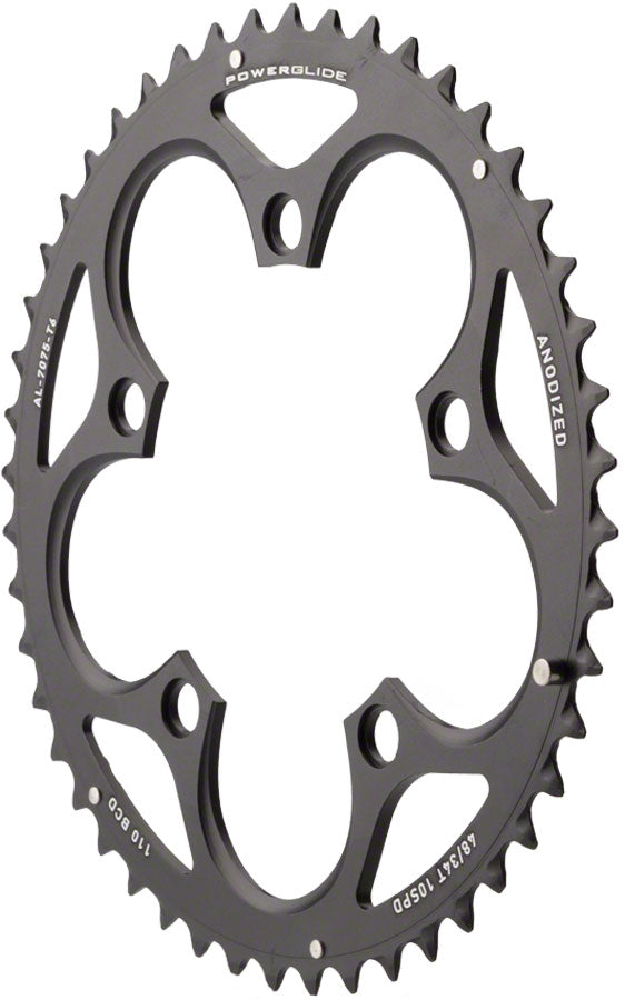 SRAM Force/Rival/Apex 48T 10-Speed 110mm BLK Chainring GXP Crank Long Over-shift Pin Use 34T-Goodwynn'sGoodwynn's