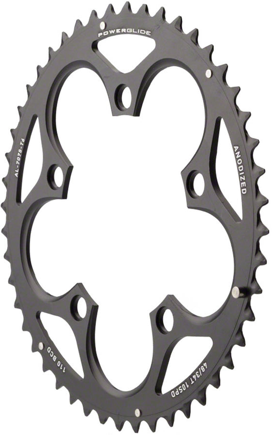 SRAM Force/Rival/Apex 48T 10-Speed 110mm BLK Chainring GXP Crank Long Over-shift Pin Use 34T-Goodwynn's