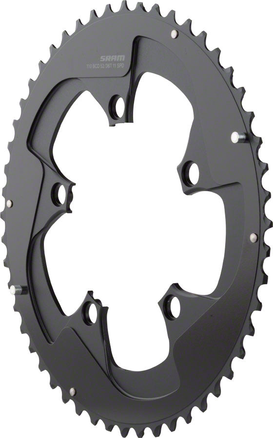 SRAM Red 22 52T x 110mm BCD YAW Chainring with Two Pin Positions B2-Goodwynn'sGoodwynn's