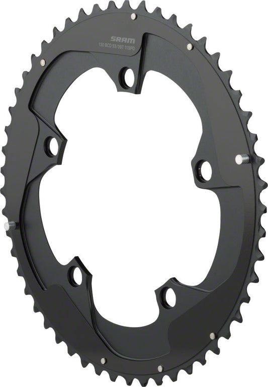 SRAM Red 22 53T x 130mm BCD YAW Chainring with Two Pin Positions B2-Goodwynn's