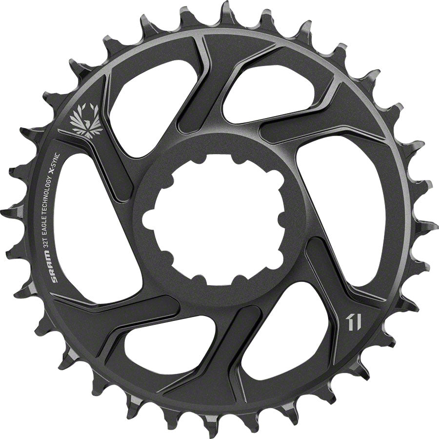 SRAM X-Sync 2 Eagle Direct Mount Chainring - 30 Tooth 3mm Boost Offset 12-Speed BLK-Goodwynn'sGoodwynn's