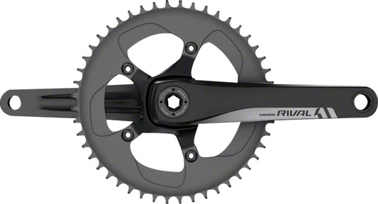SRAM Rival 1 Crankset - 170mm 10/11-Speed 42t 110 BCD BB30/PF30 Spindle Interface BLK