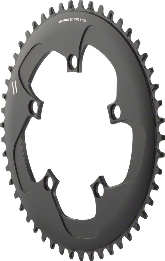 SRAM X-Sync 11-Speed 48T 110mm Chainring Black-Goodwynn'sGoodwynn's