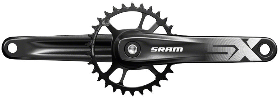 SRAM SX Eagle Boost 148 Crankset - 170mm 12-Speed 32t Direct Mount Power Spline Spindle Interface BLK A1