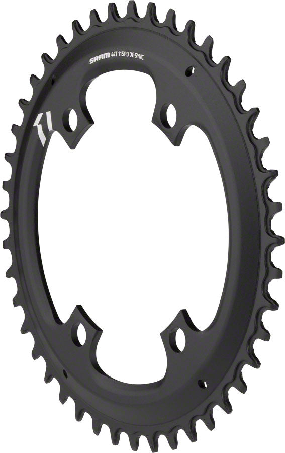 SRAM X-Sync Chainring 44T 110mm Asymmetric BCD Black-Goodwynn'sGoodwynn's