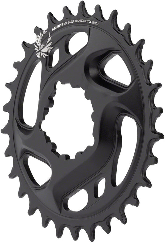 SRAM X-Sync 2 Eagle Cold Forged Direct Mount Chainring 30T 6mm Offset-Goodwynn's