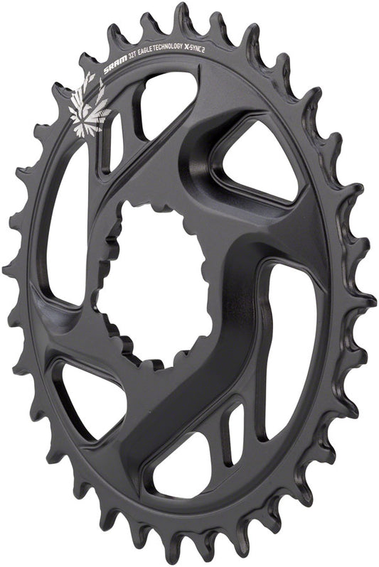 SRAM X-Sync 2 Eagle Cold Forged Direct Mount Chainring 32T 6mm Offset-Goodwynn's