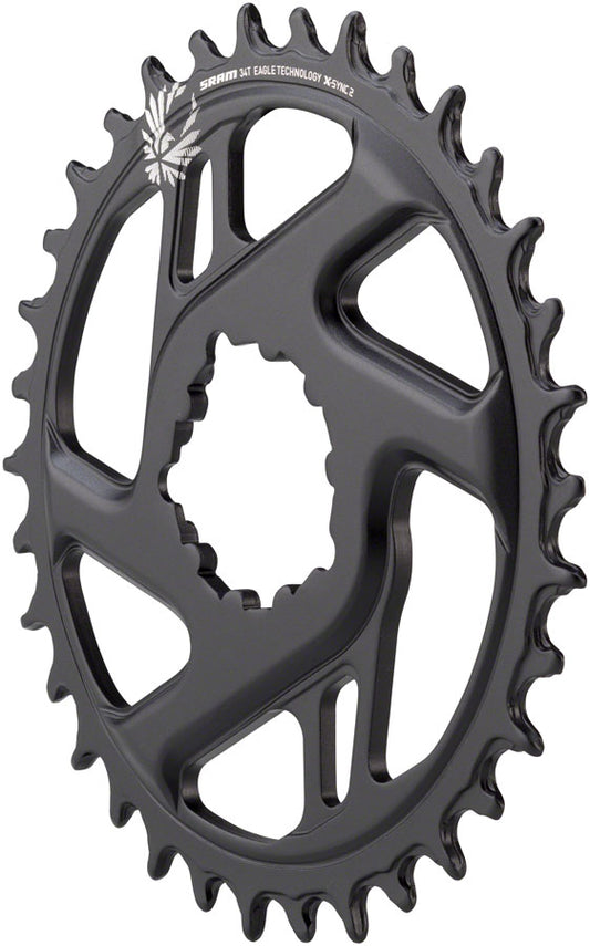SRAM X-Sync 2 Eagle Cold Forged Direct Mount Chainring 34T Boost 3mm Offset-Goodwynn's